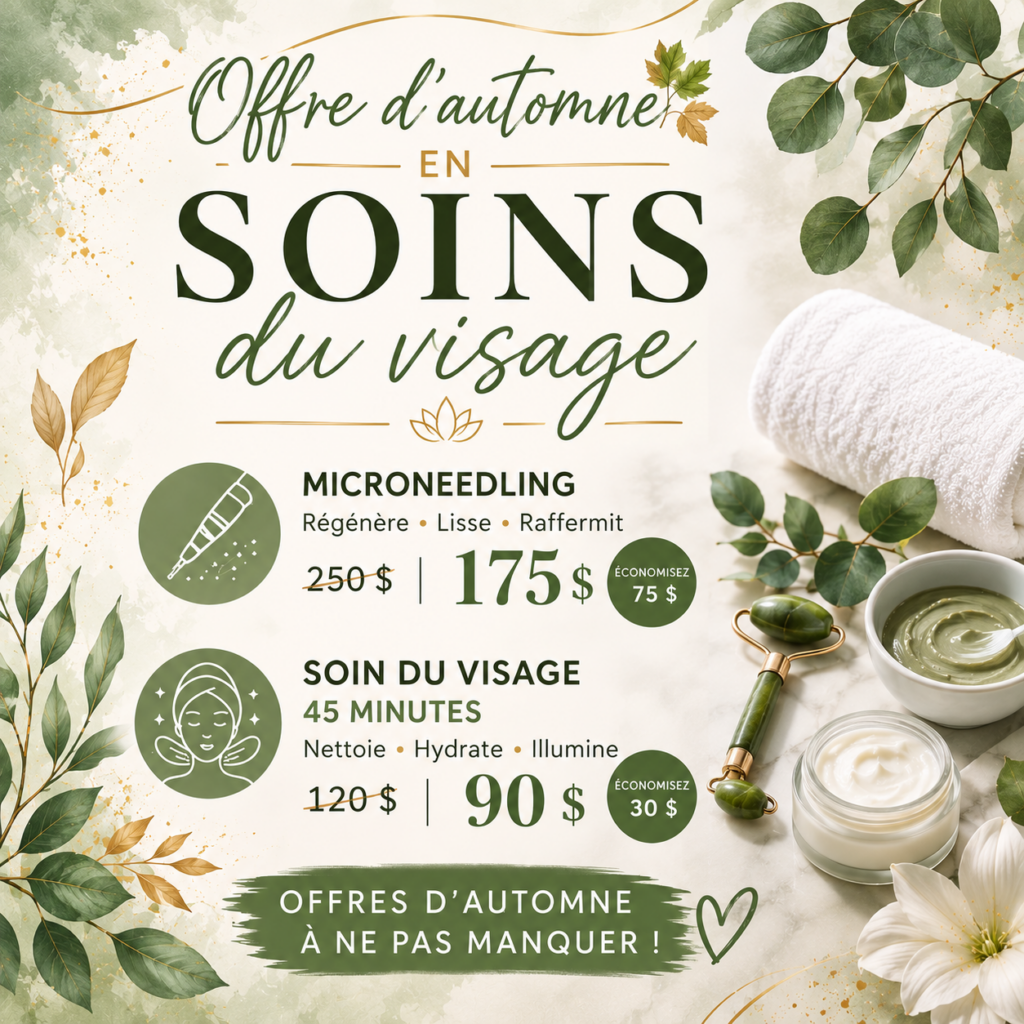 Promo soin du visage et microneedling